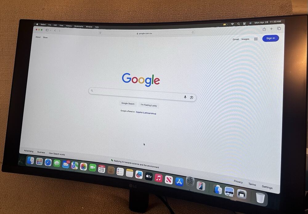 LG 32" FHD Curved 100Hz Monitor with FreeSync - 32MR50CS